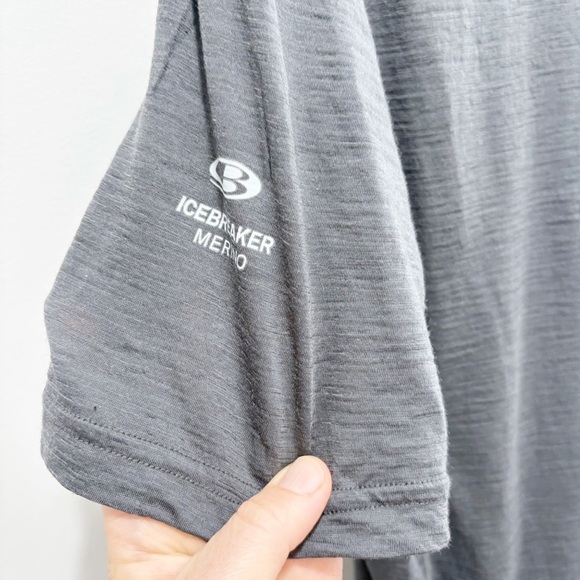 Icebreaker Merino Aero Short Sleeve Crew Shirt Size Small Wool Nylon Baselayer - Picture 7 of 9